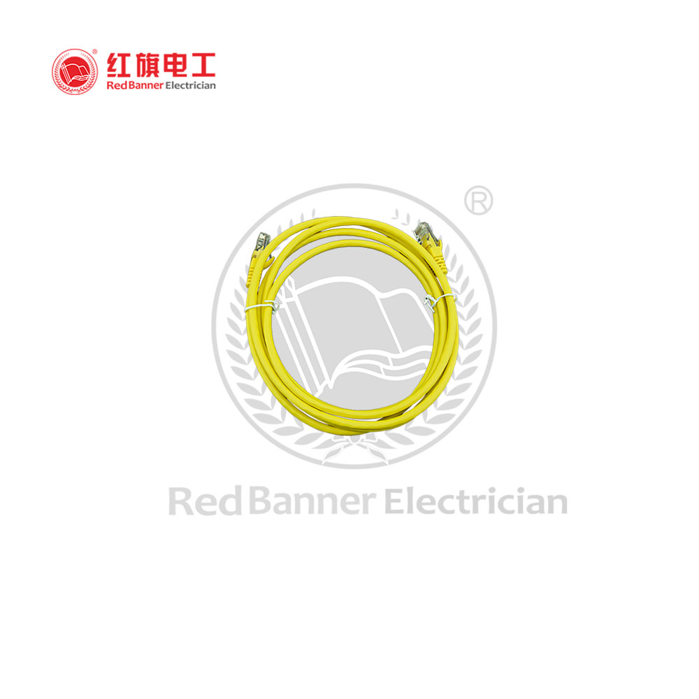 Cat. 5e Patch cord,TX_UTP_CAT5e,Cat 5e,Network Cable,Red Banner Electrician