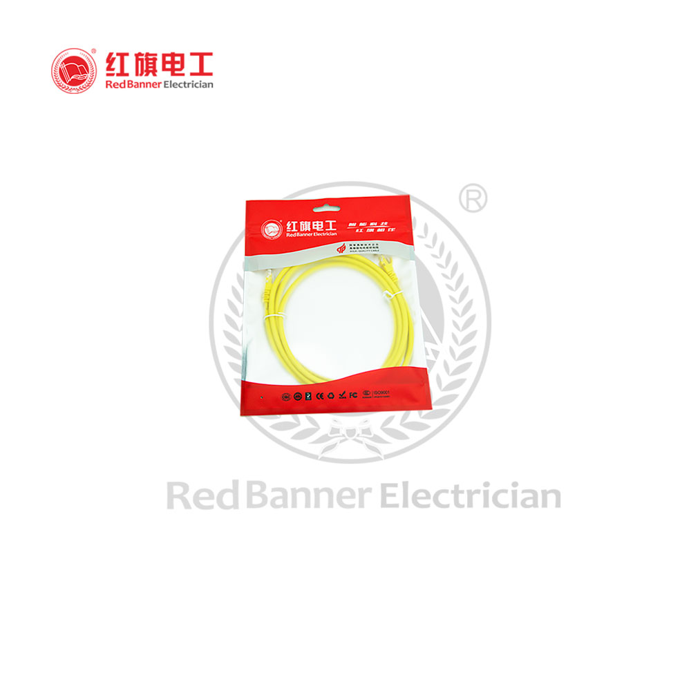 Cat. 5e Patch cord,TX_UTP_CAT5e,Cat 5e,Network Cable,Red Banner Electrician