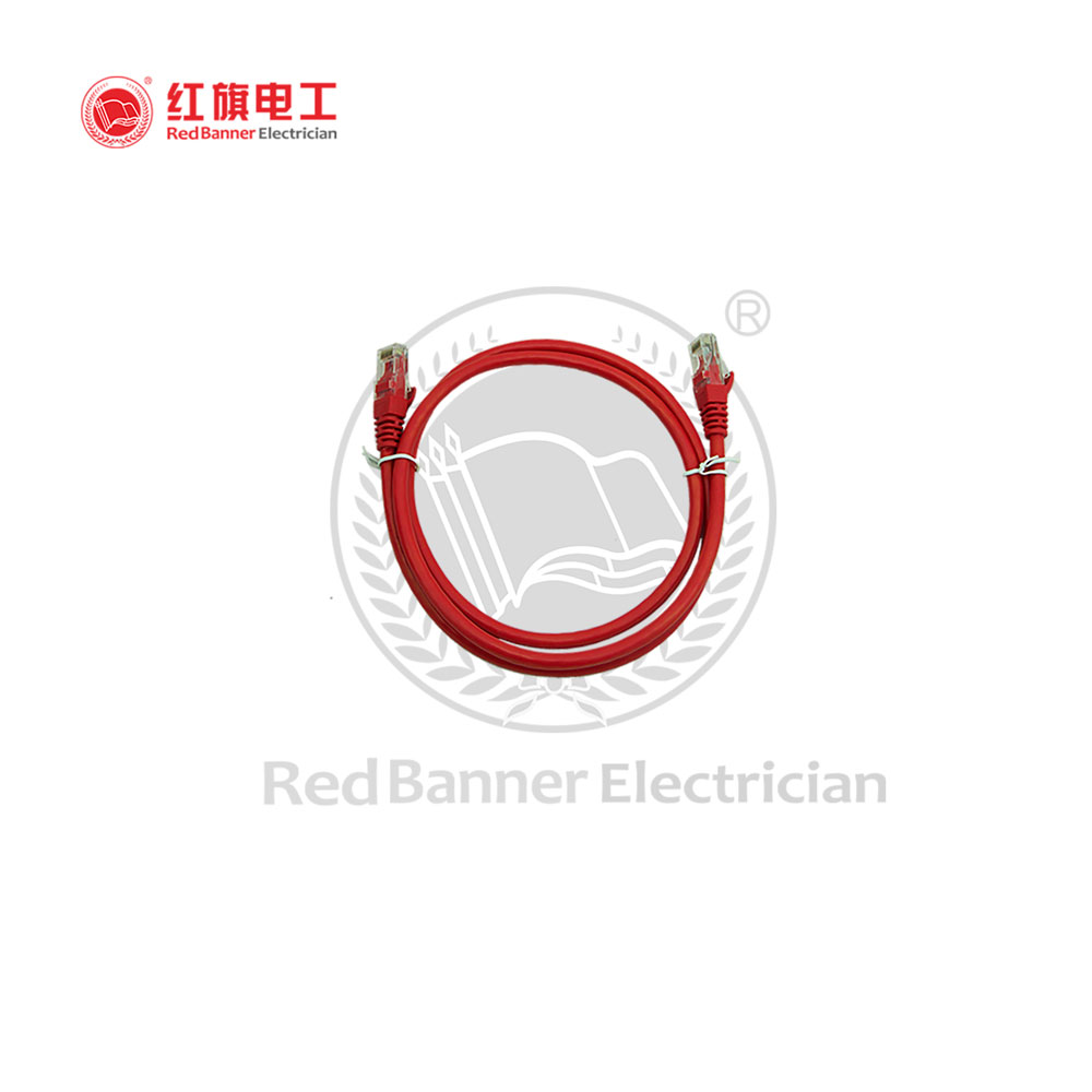 Cat. 6 Patch cord,TX_UTP_CAT6,Cat 6,Network Cable,Red Banner Electrician