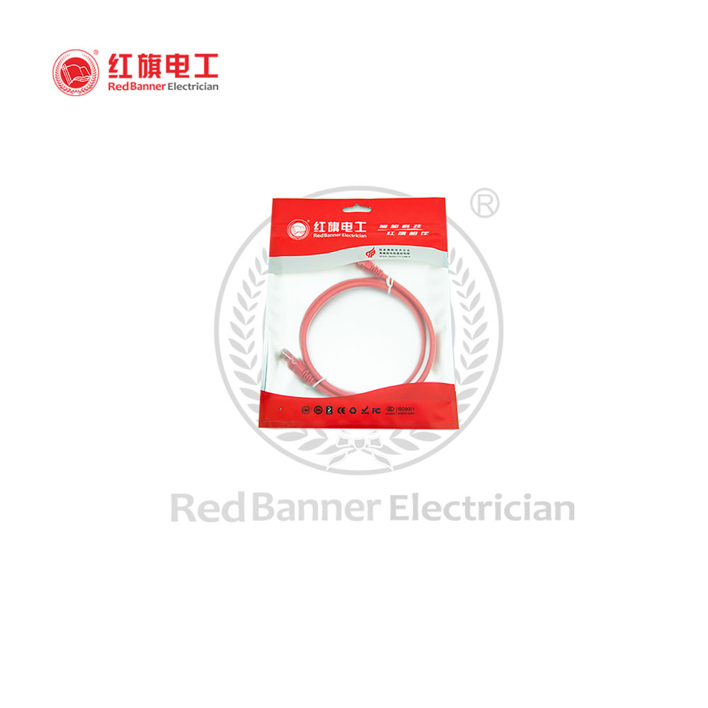Cat. 6 Patch cord,TX_UTP_CAT6,Cat 6,Network Cable,Red Banner Electrician