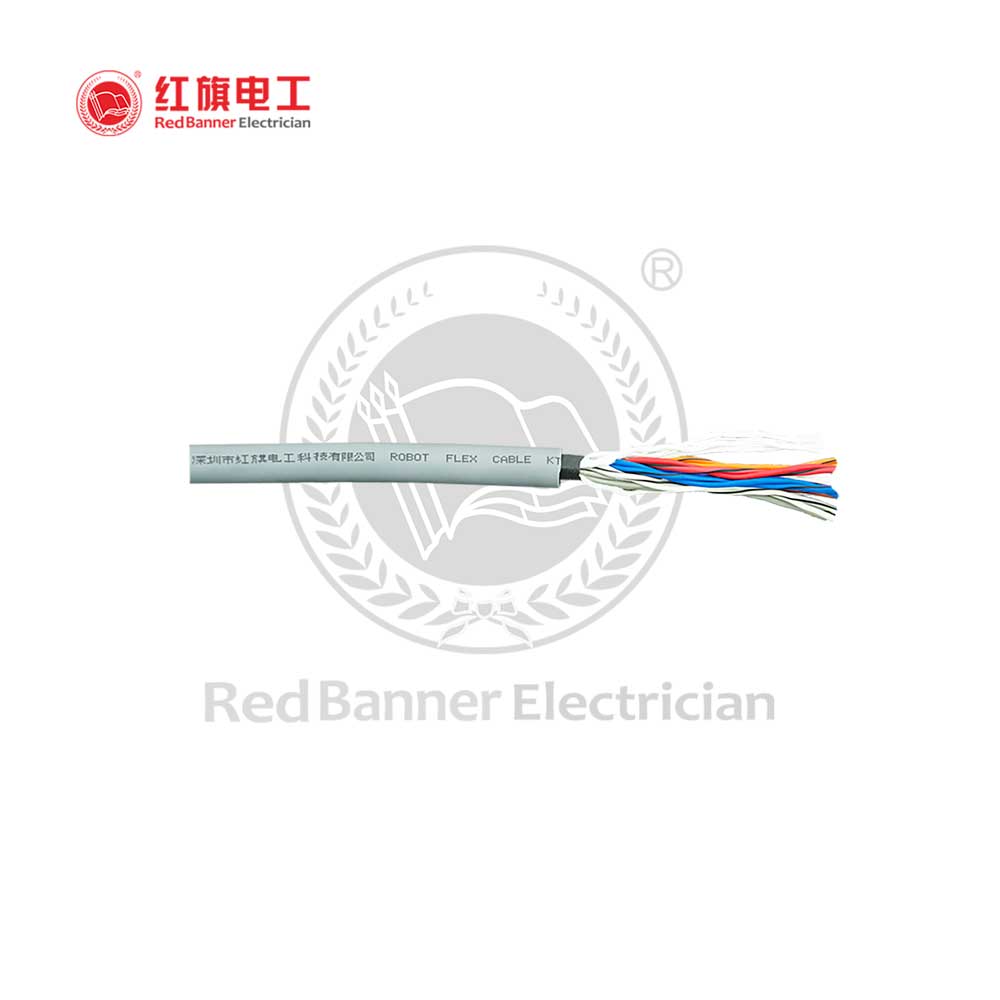 KTR-EFVRS High-Flexible Cable (Twisted Pair),KTR_EFVRS,Flexible Cable,Drag Chain Cable,Robot Cable,Twisted Pair,Red Banner Electrician