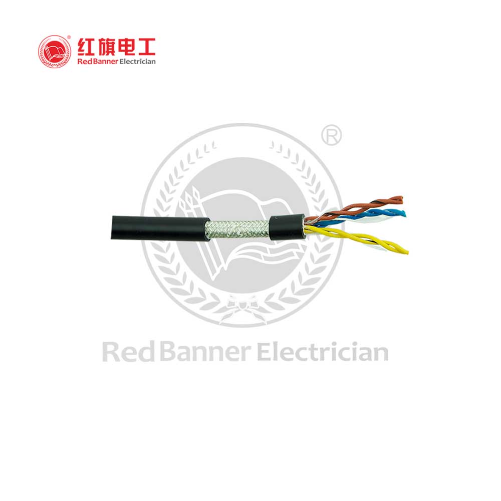 KTR-EVVRPS Ultra-Flexible Elastic Cable (Twisted & Shielded),KTR_EVVRPS,Flexible Cable,Drag Chain Cable,Robot Cable,Twisted Pair,Shielded Cable,Red Banner Electrician
