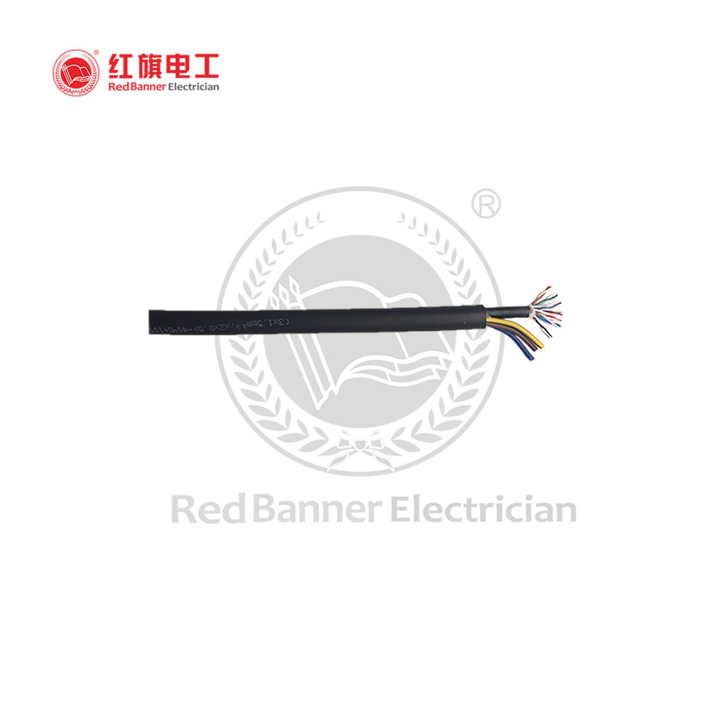 Network+Power Composite Cable,Network Cable,Power Cable,Red Banner Electrician